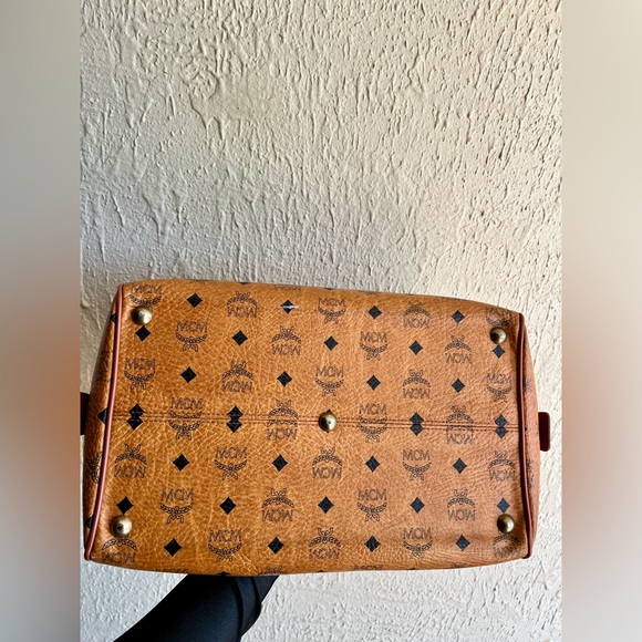 MCM Visetos Boston Bag - Picture 10 of 11